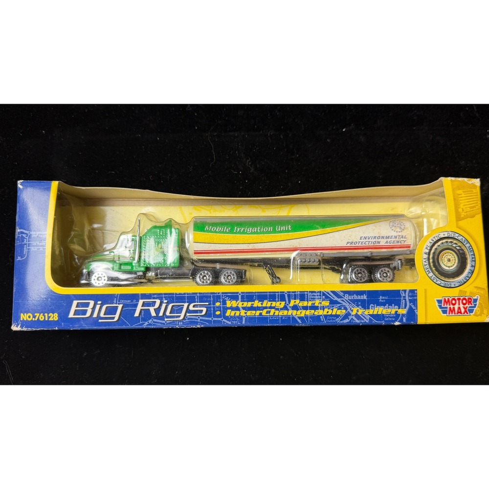 Motor‎ Max Big Rigs EPA Mobile Irrigation Unit Diecast Semi Truck Trailer 76128